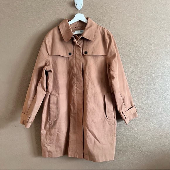 Boden Jackets & Blazers - Boden Tan Trench Coat Fleece Lined US Size 18
